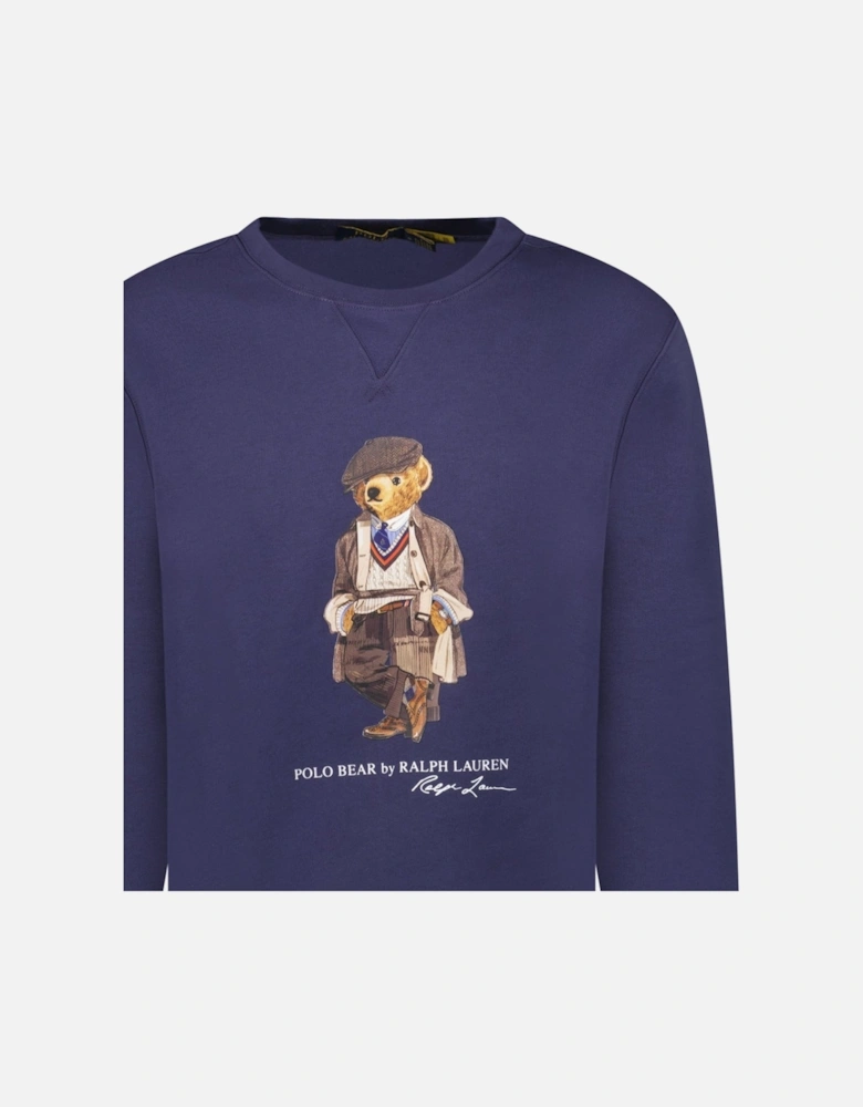 Bear Crew Sweatshirt in Navy