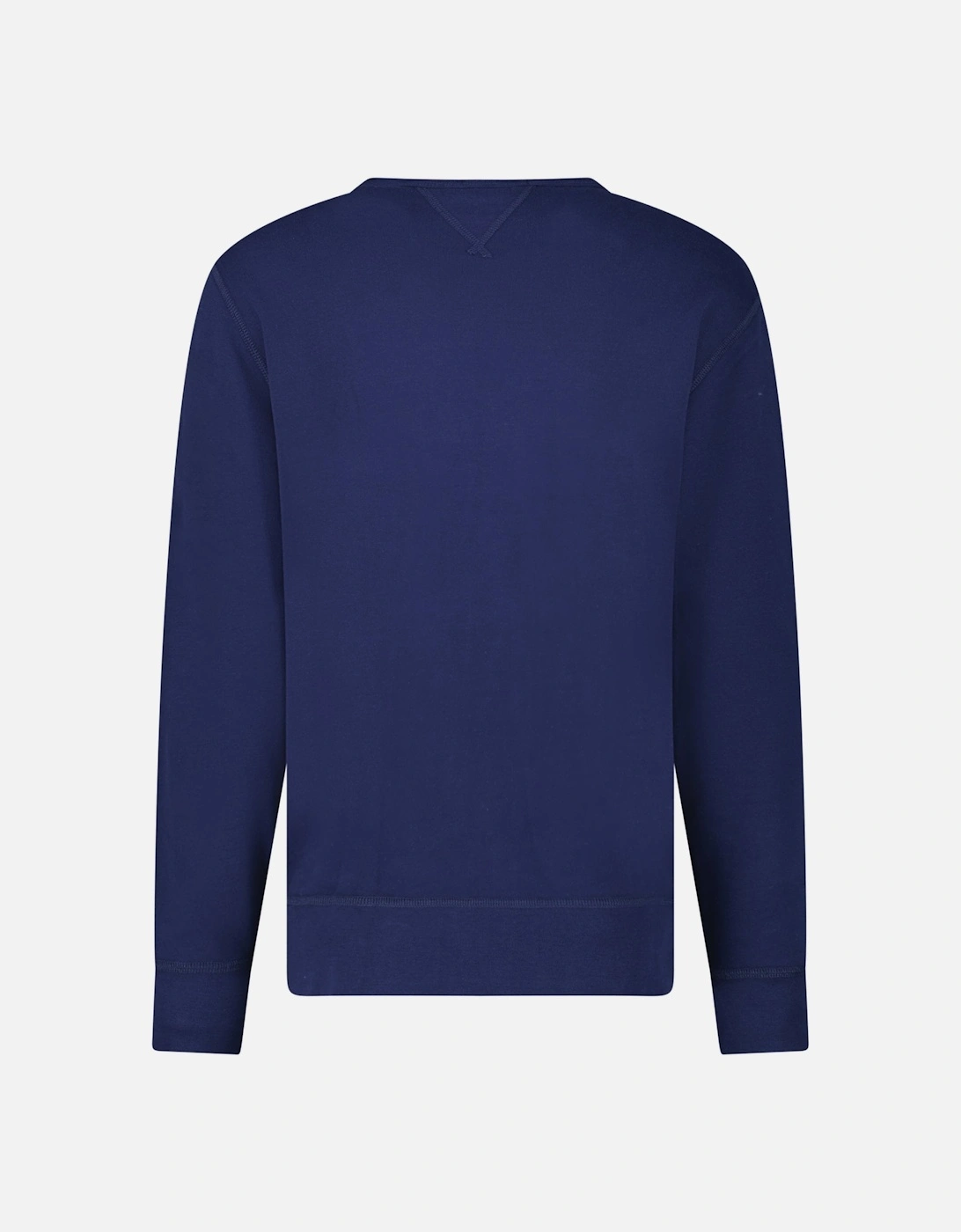 Fleece Crew Sweatshirt in Navy