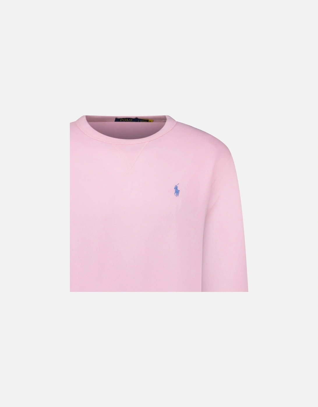 Fleece Crew Sweatshirt in Pink