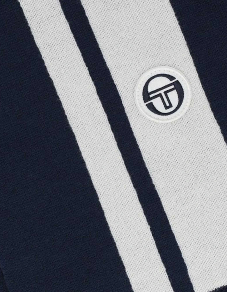 Matchday Striped Scarf Maritime Blue/Gardenia