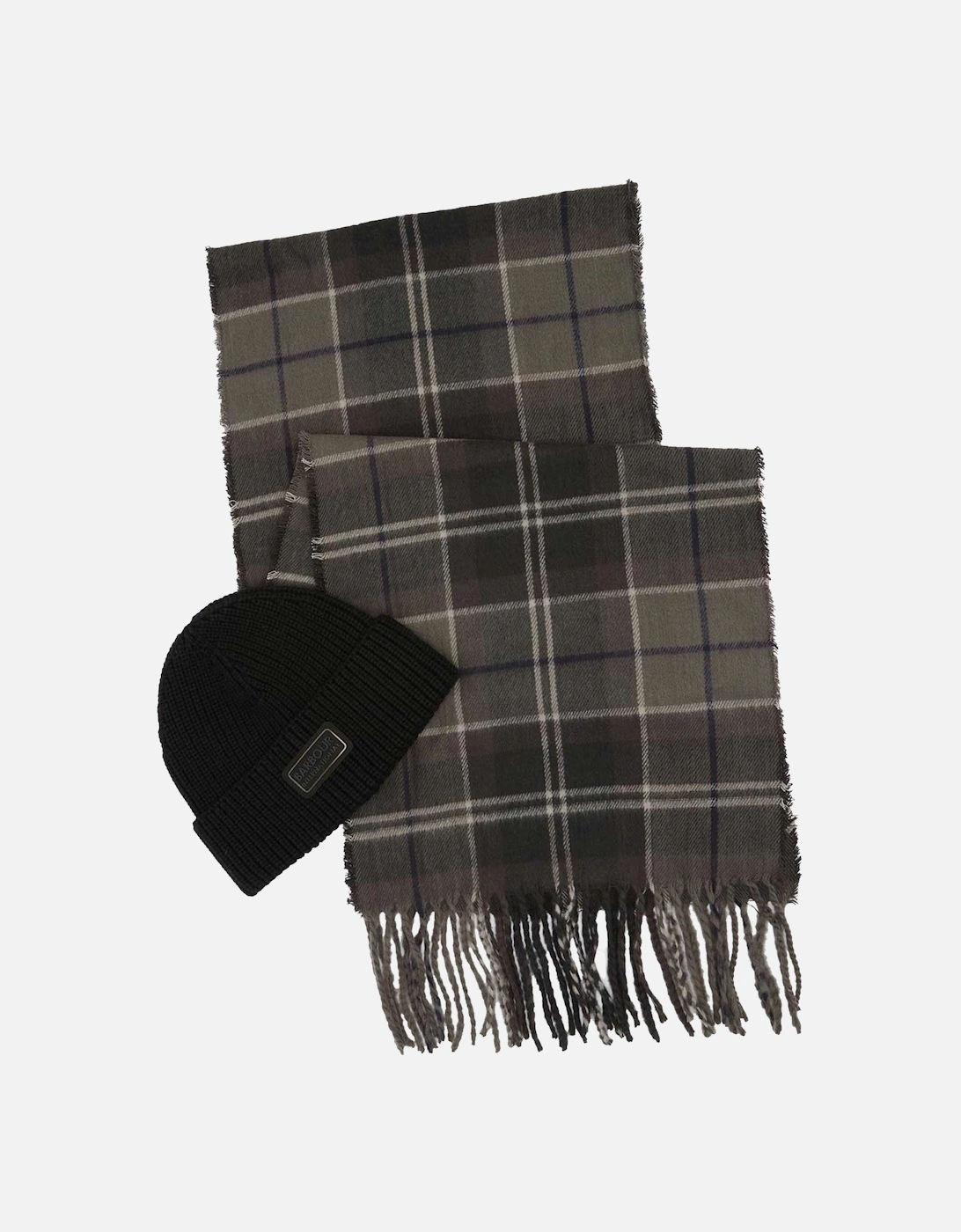 Sweeper Beanie & Scarf Gift Box Set Black, 5 of 4