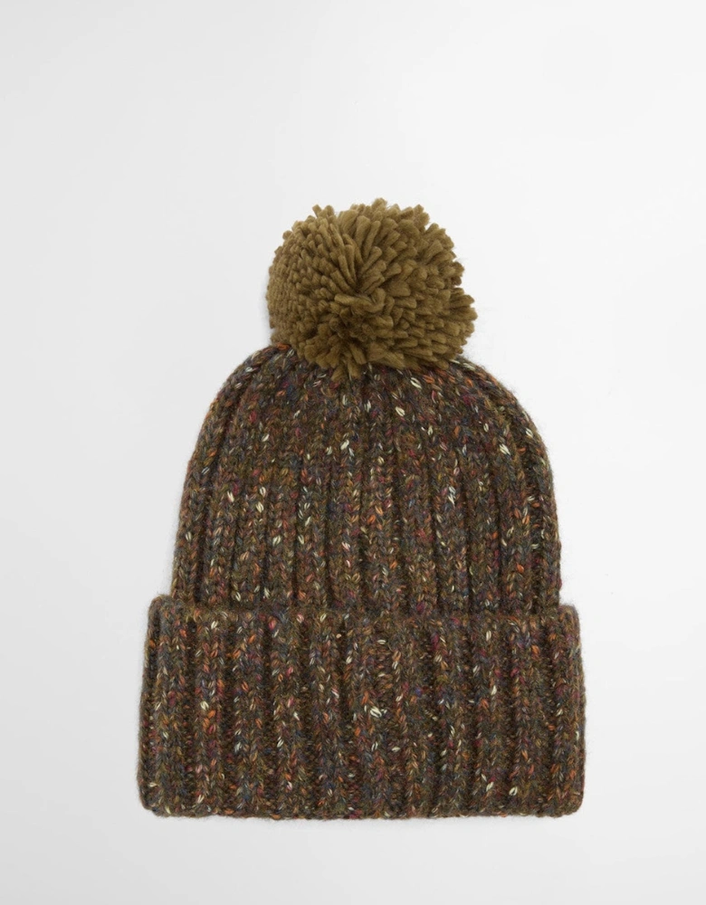 Kelson Fleck Pom Beanie Hat OL71 Olive
