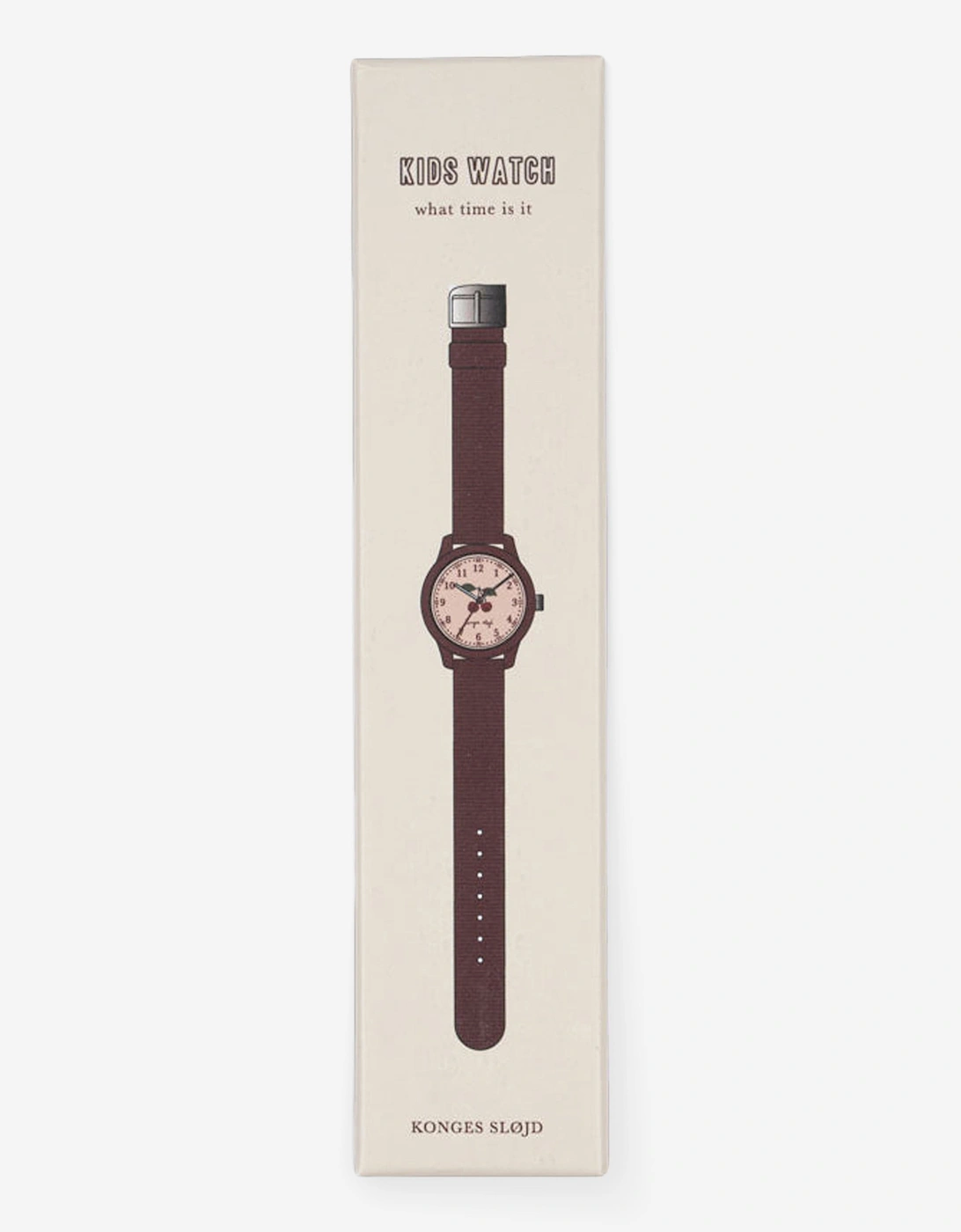 Konges Sløjd Kids Cherry Watch in Brown