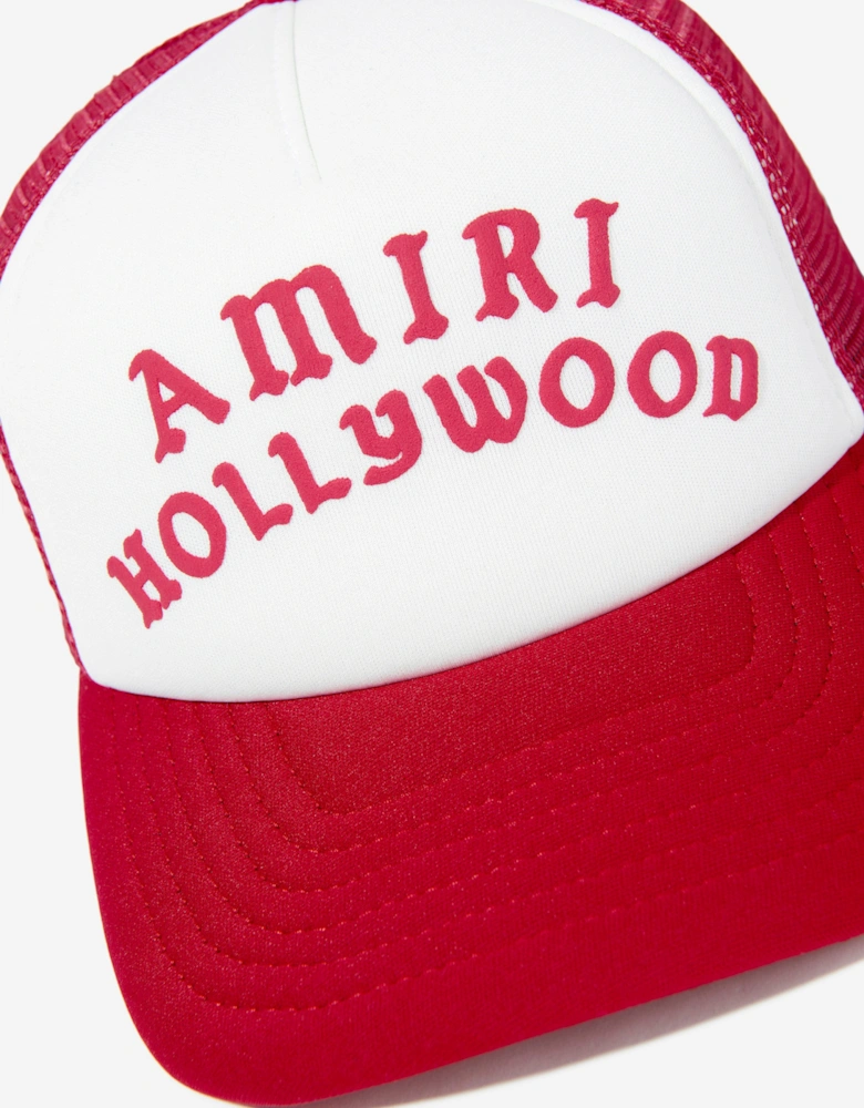 Kids Hollywood Foam Trucker Cap in Red