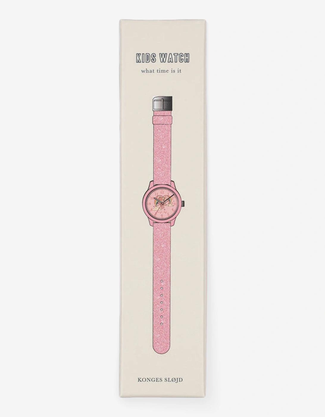 Konges Sløjd Girls Glitter Watch in Pink