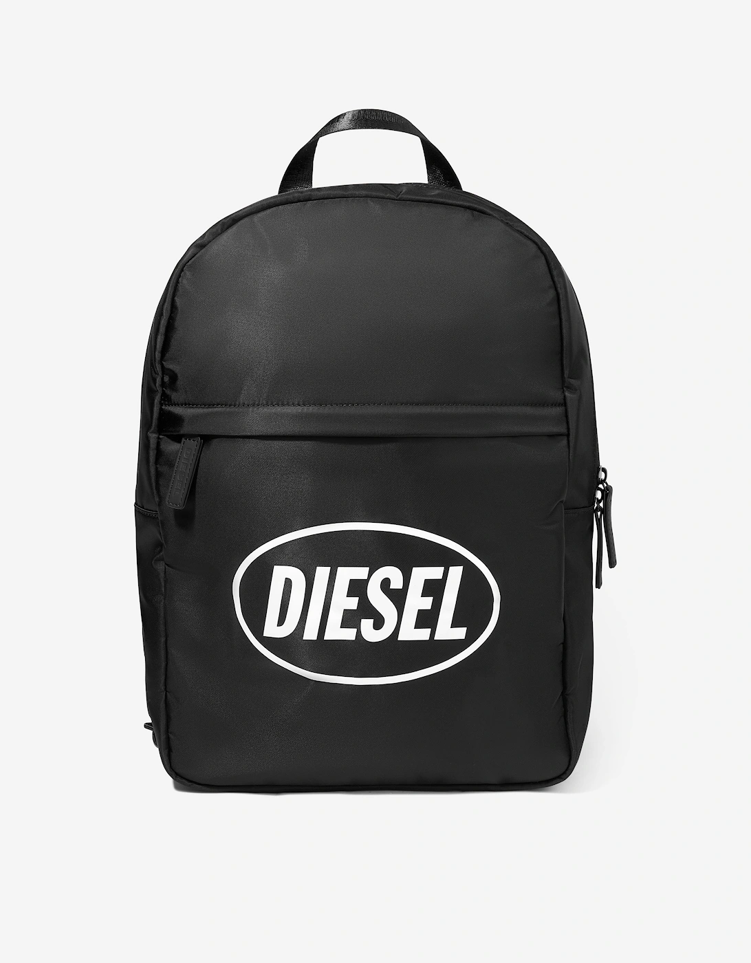 Boy's Diesel Boys Oval D Backpack in Black - Size: ONE size,