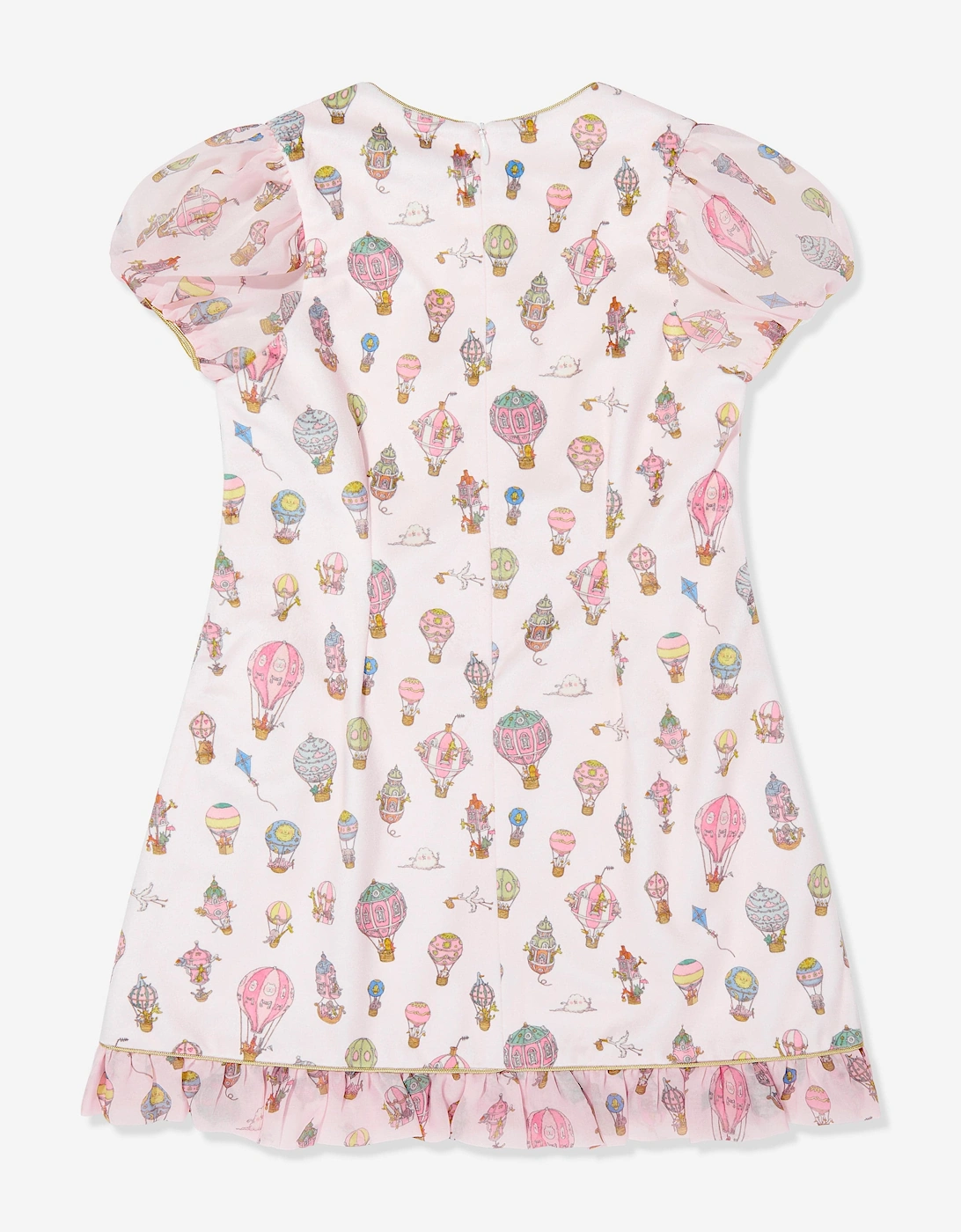 Girls Joséphine Hot Air Balloons Dress in Pink