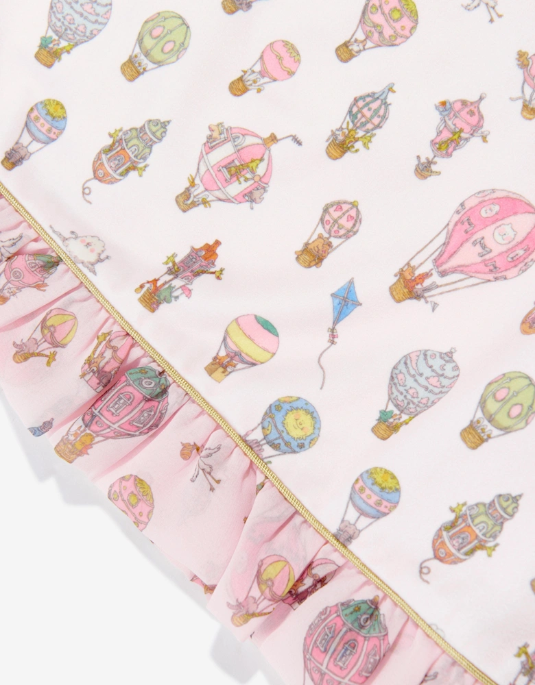 Girls Joséphine Hot Air Balloons Dress in Pink