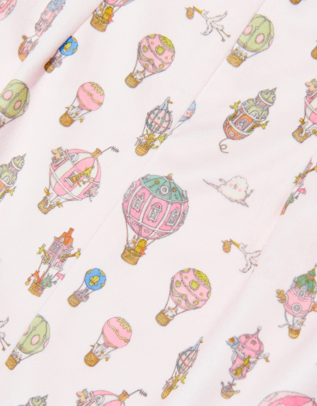 Girls Joséphine Hot Air Balloons Dress in Pink