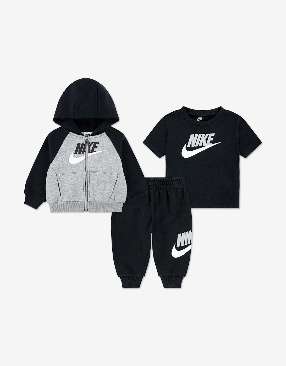 Kids Colourblock HBR Tracksuit in Black, 6 of 5