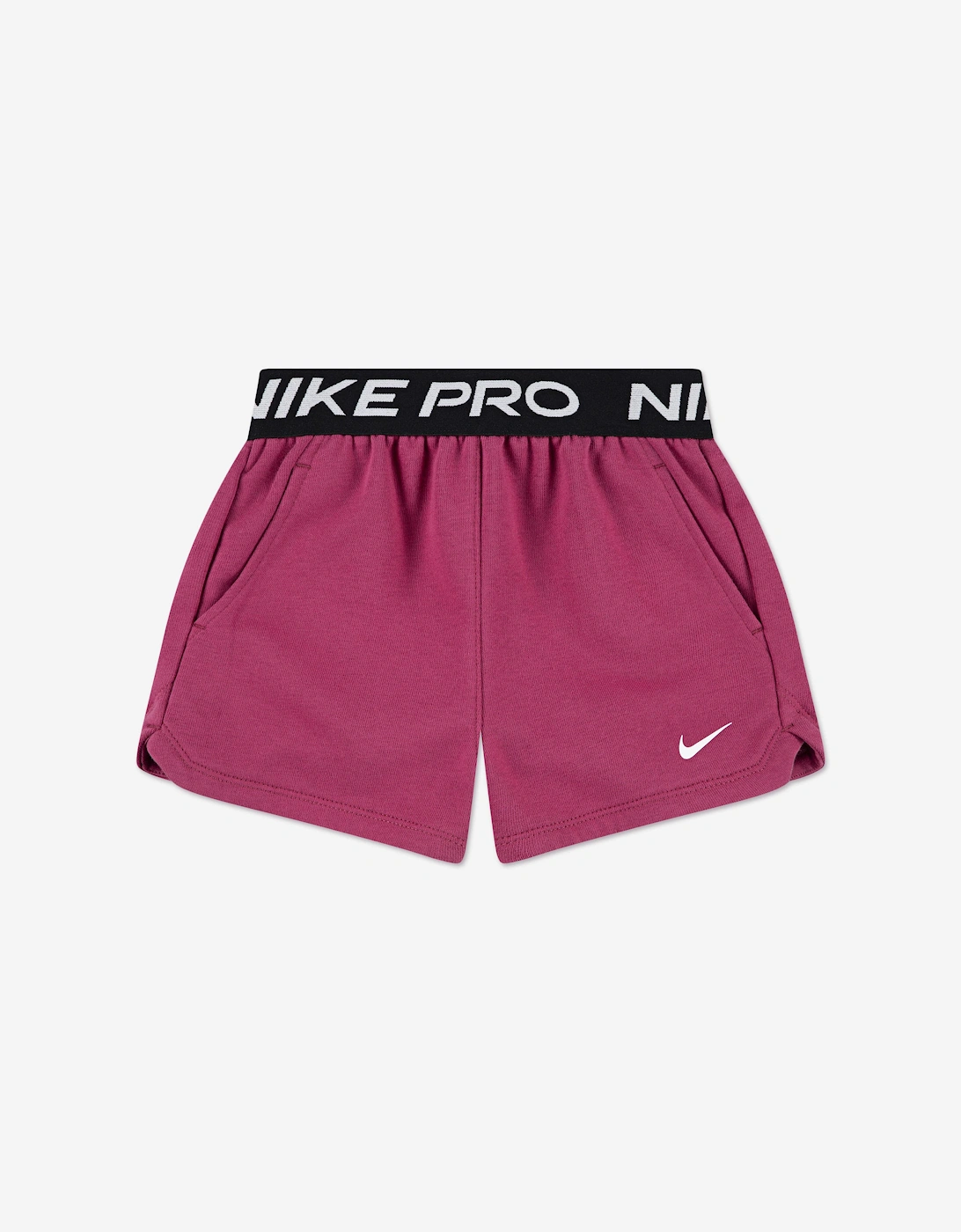 Nike Girls Pink 'S Np Essentials Shorts In - Size: 6 Years/7 Years Kids