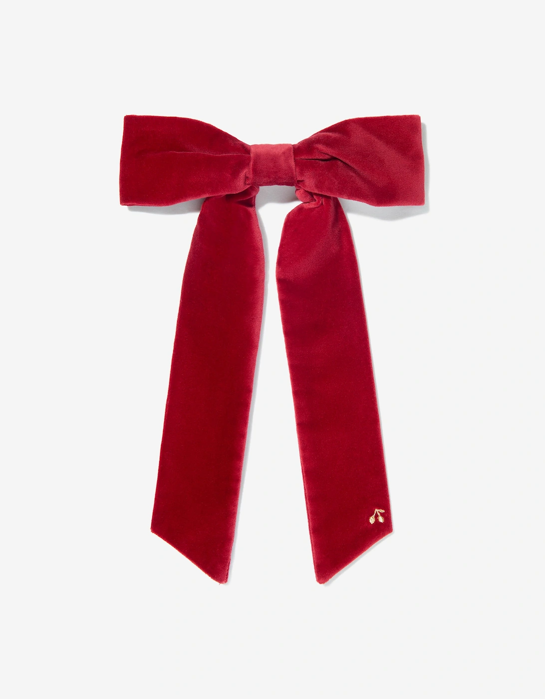 Girls Domina Bow Hair Clip in Red, 5 of 4