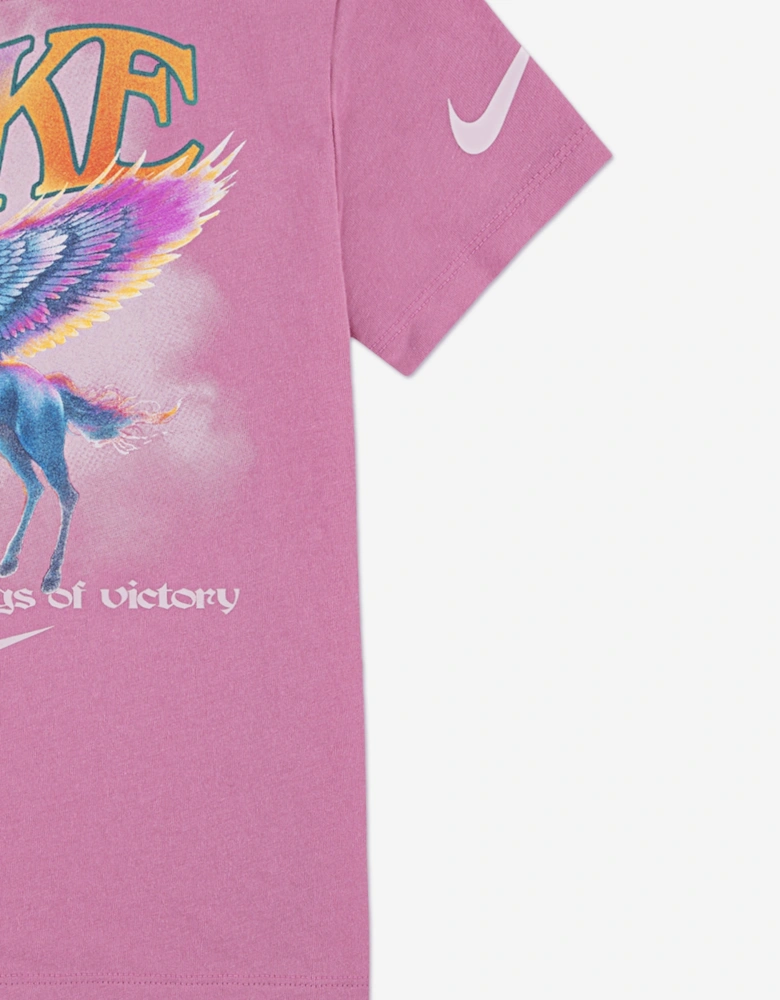 Girls Pegasus T-Shirt in Pink