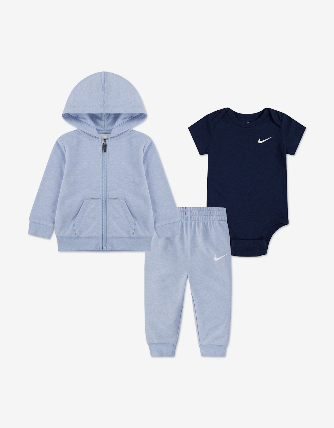 Baby 3 Piece Tracksuit Set in Blue, 6 of 5
