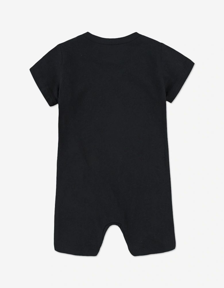 Baby Boys Futura Romper in Black
