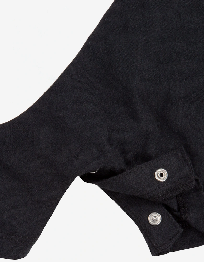 Baby Boys Futura Romper in Black