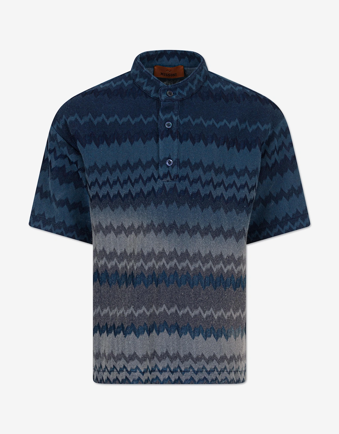 Boy's Missoni Boys Zigzag Top in Navy - Blue - Size: 10 years
