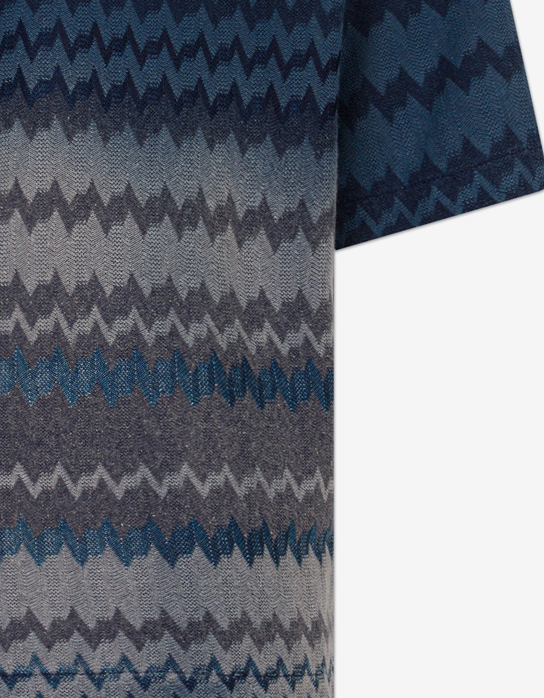 Boys Zigzag Top in Navy