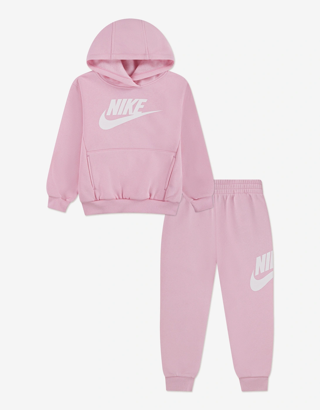 Kids Club Fleece Tracksuit in Pink, 5 of 4