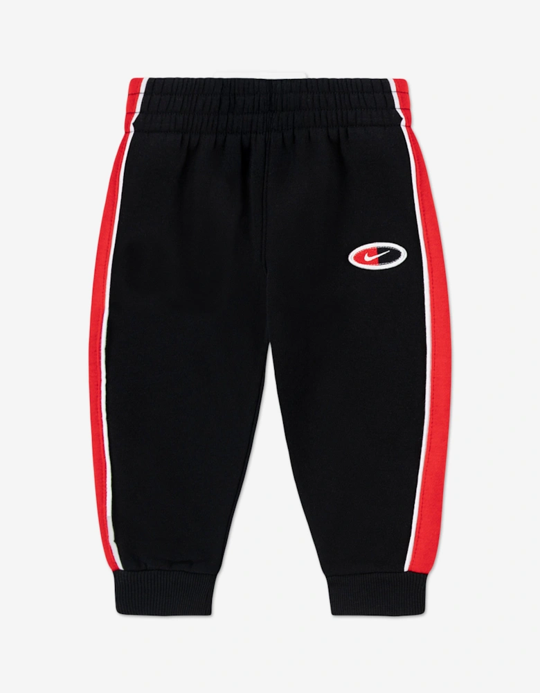 Kids Logo Fleece Tracksuit in Black