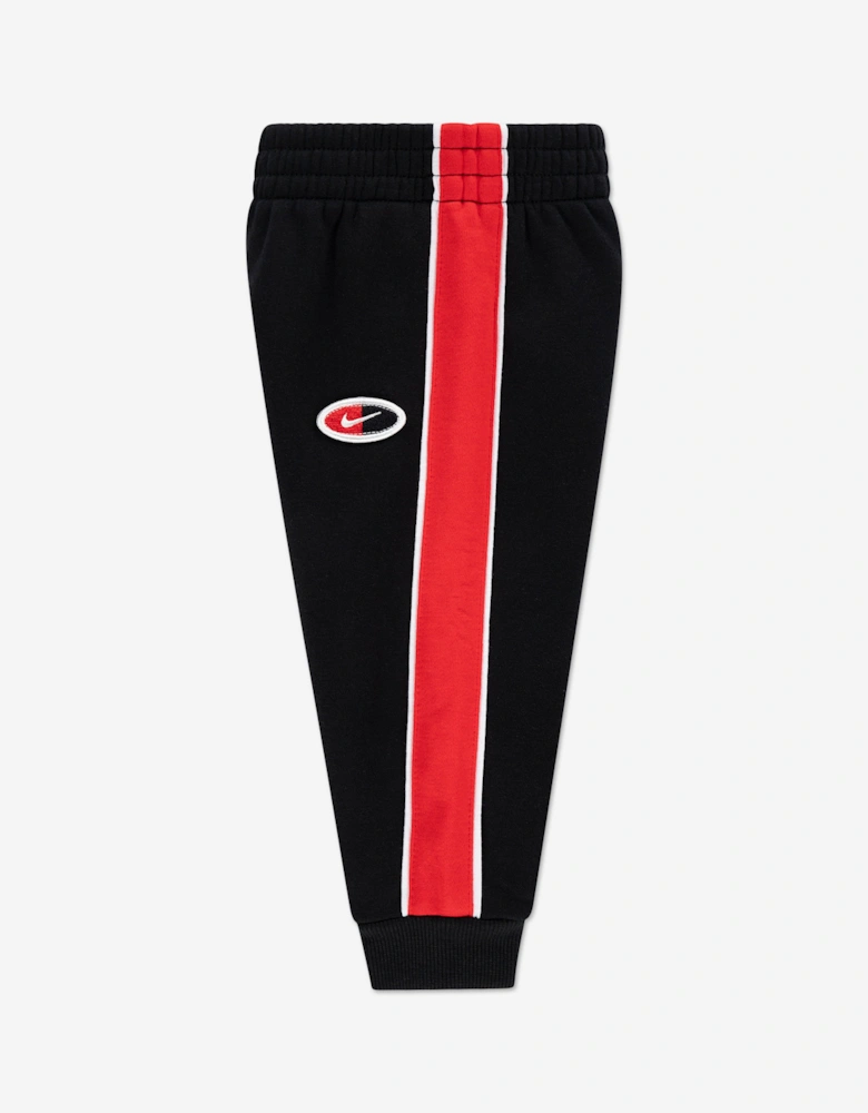 Kids Logo Fleece Tracksuit in Black