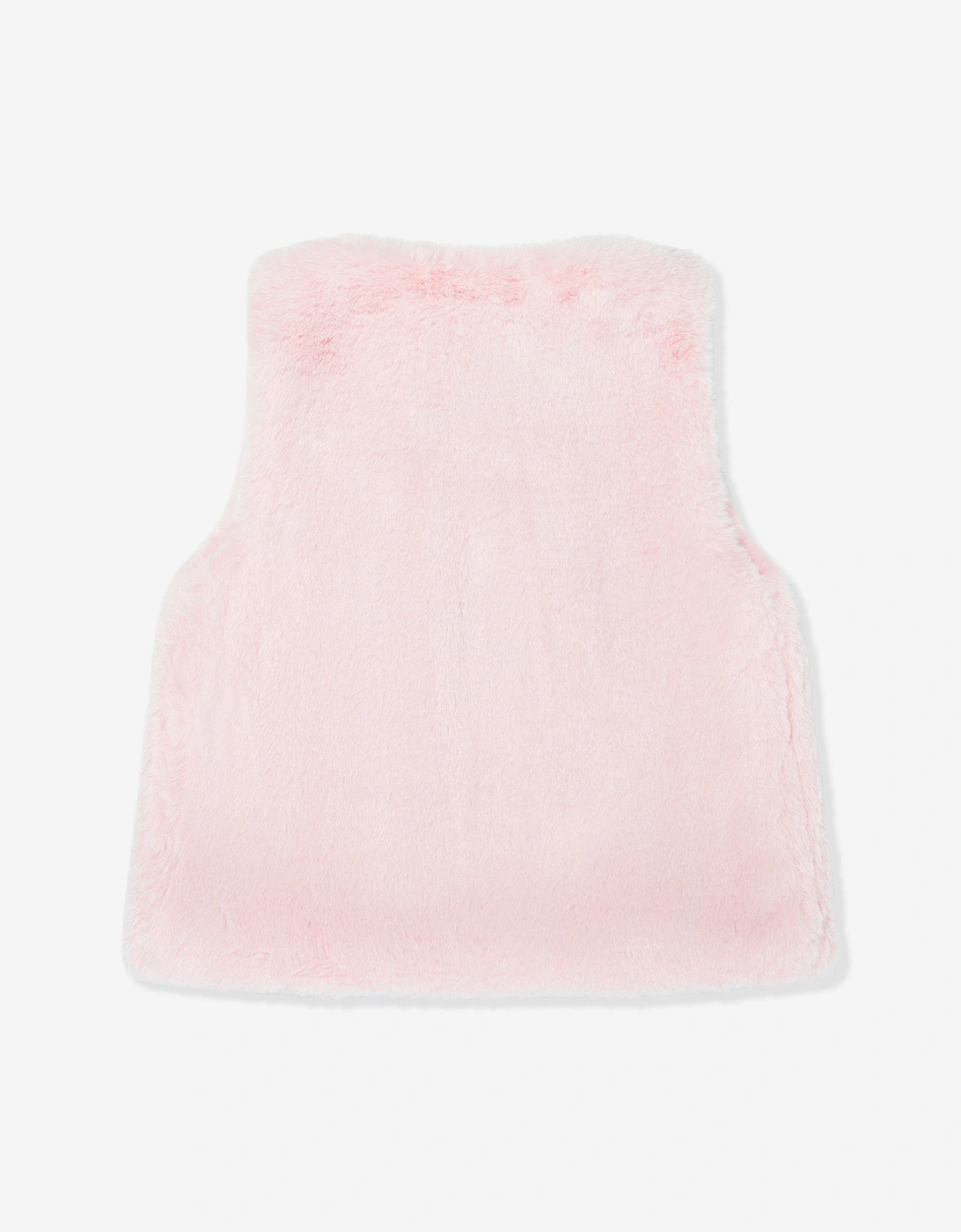 Girls Gabrielle Faux Fur Gilet in Pink