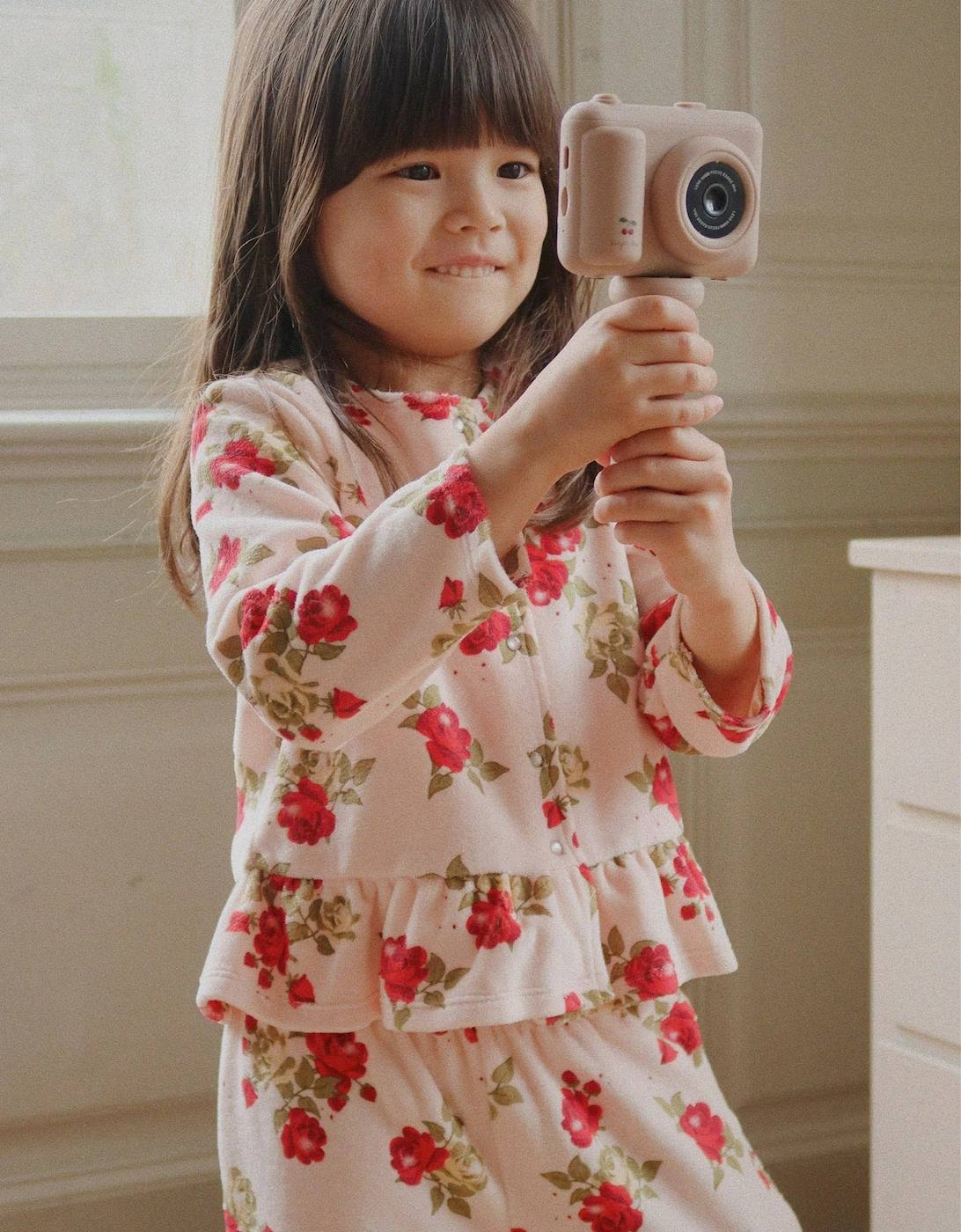 Kids My First Camera (Cherry) in Beige