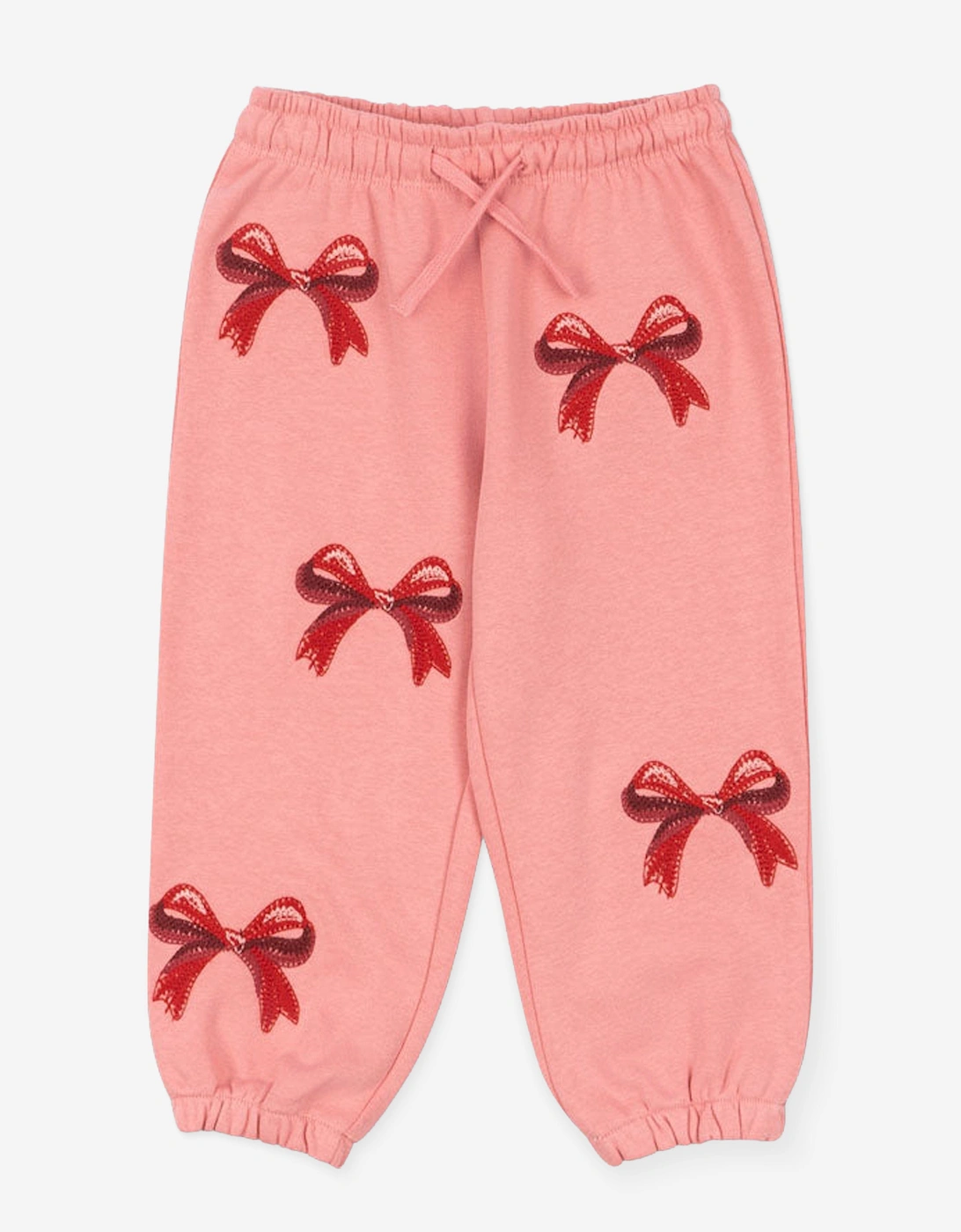 Konges Sløjd Girls Lou Bow Joggers in Pink, 5 of 4