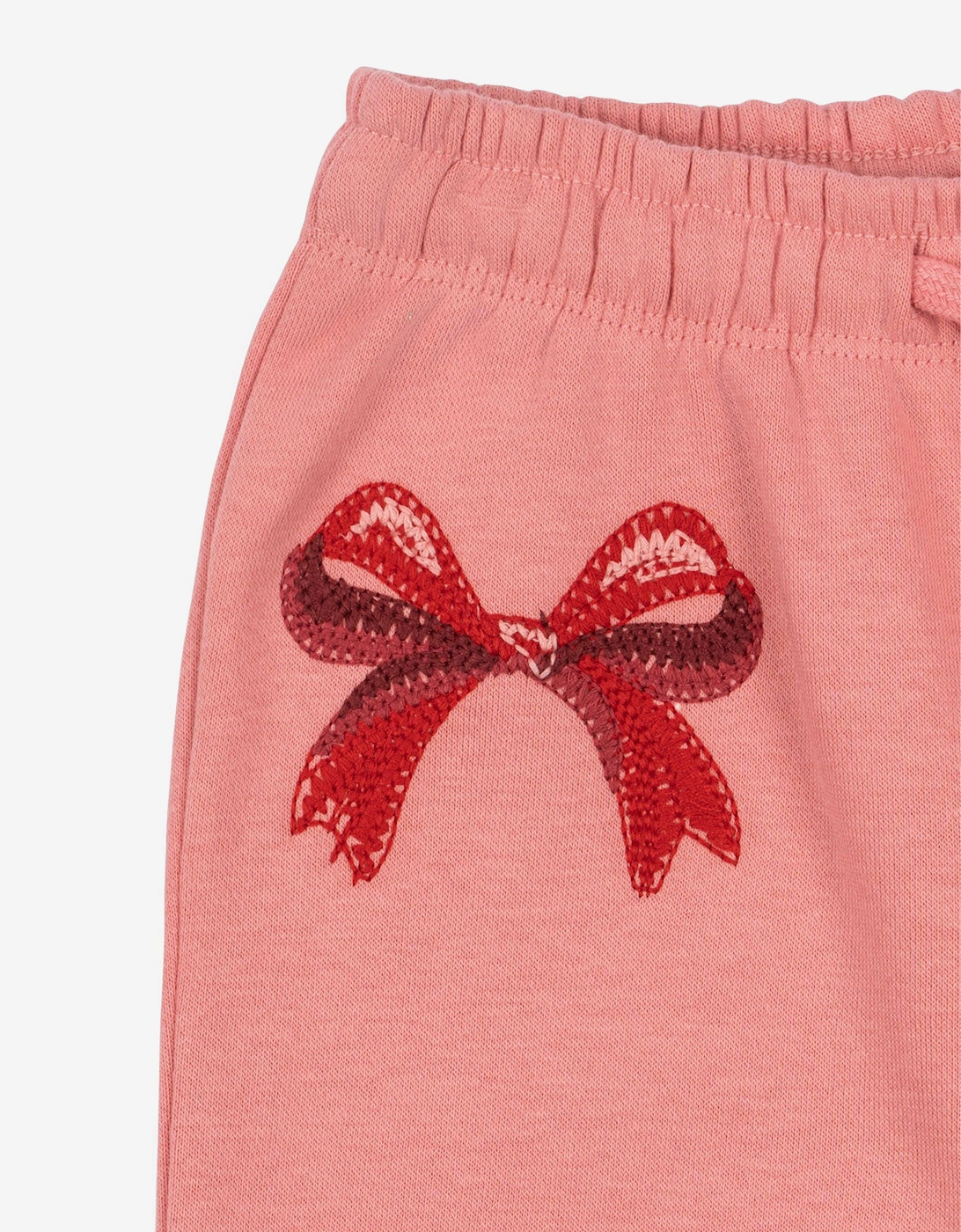 Konges Sløjd Girls Lou Bow Joggers in Pink