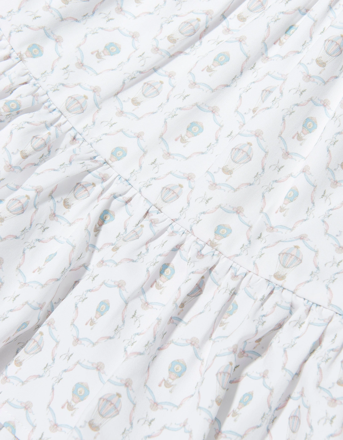 Girls Camille AOP Halterneck Dress in Ivory