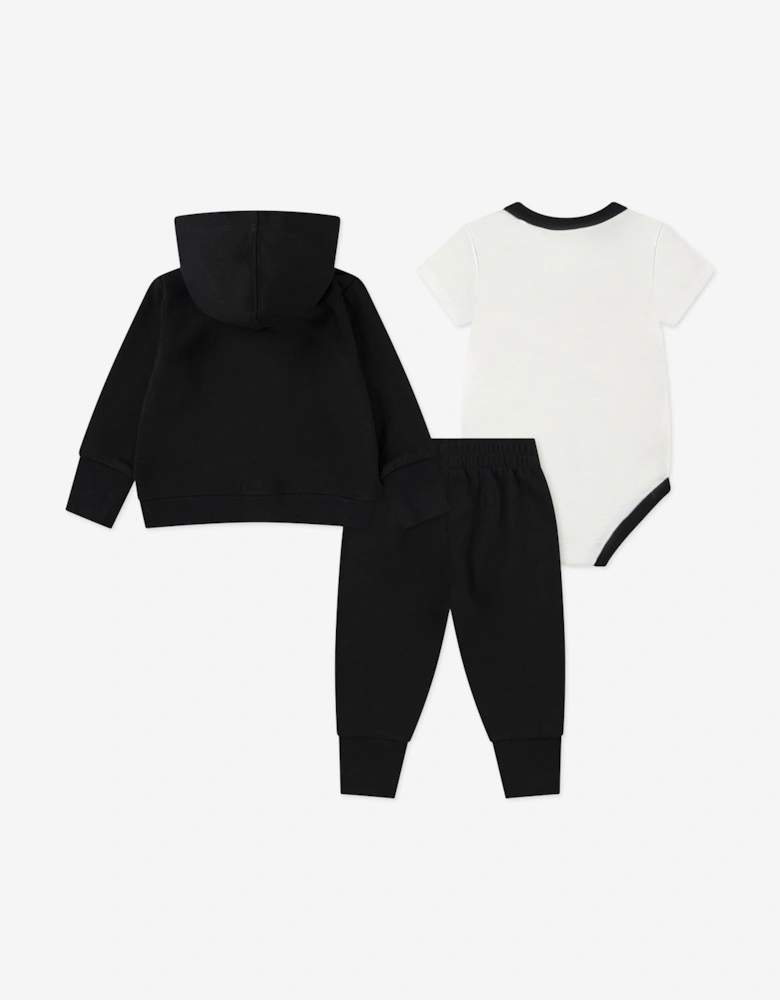 Baby Sustainable 3 Piece Tracksuit Set in Black