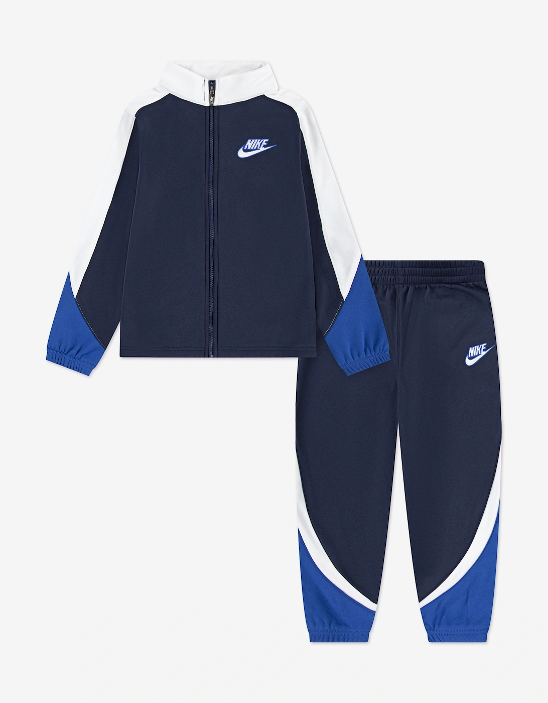 Kids Propus Colourblock Tracksuit in Navy, 6 of 5