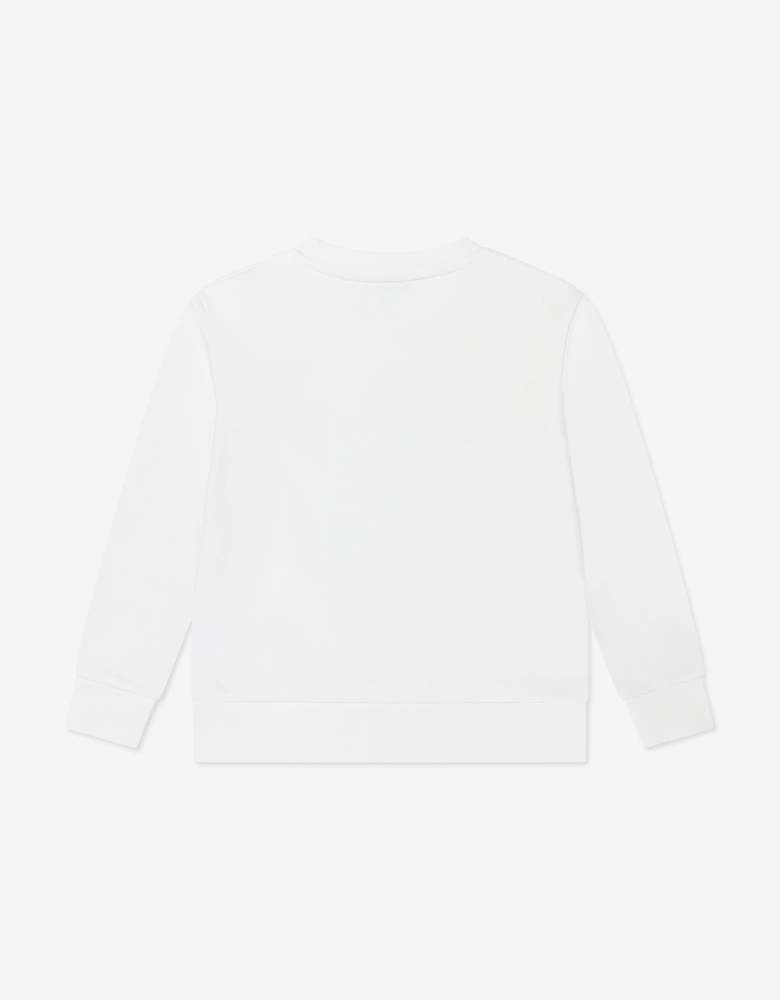 Girls Carousel Sweatshirt in Ivory