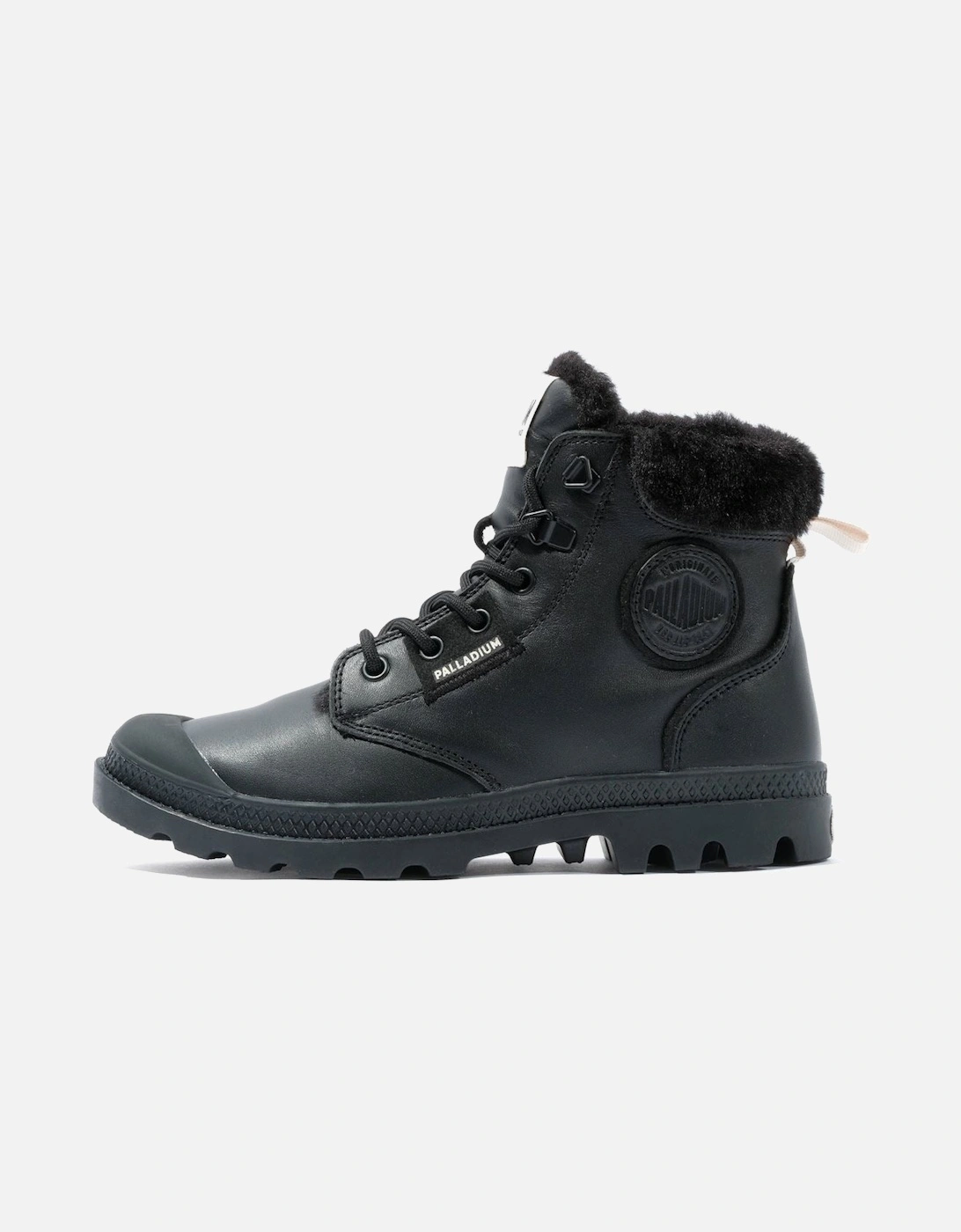 Pampa HI Snow Warm Leather Women's Black Boots