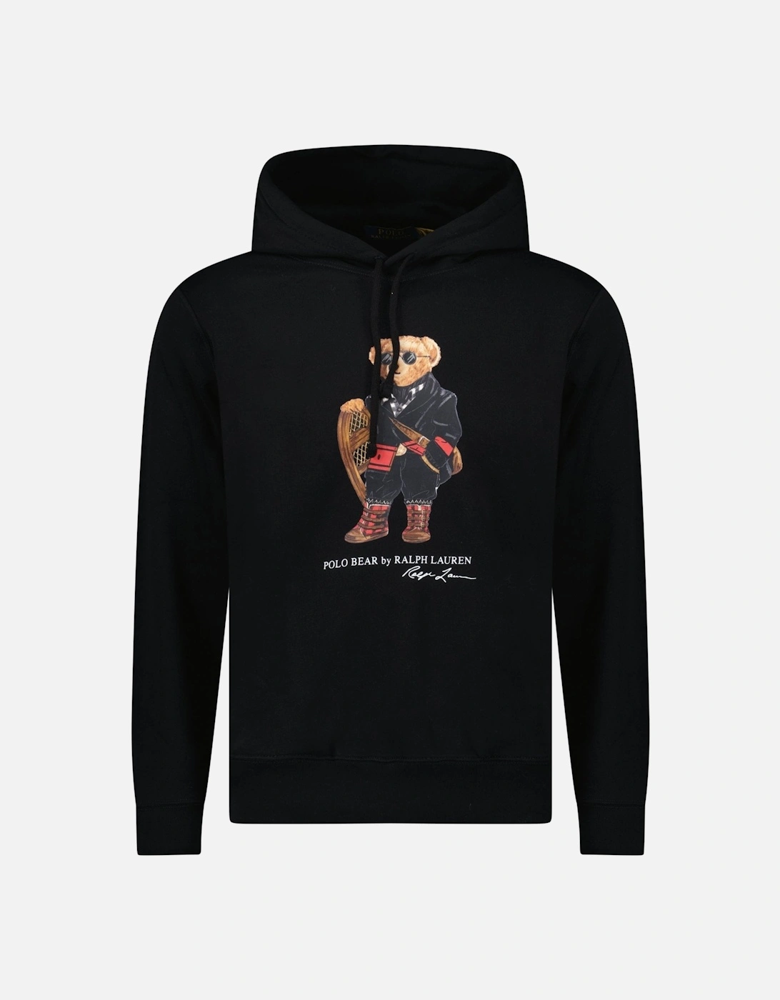 Polo Bear Fleece Hoodie in Black, 4 of 3