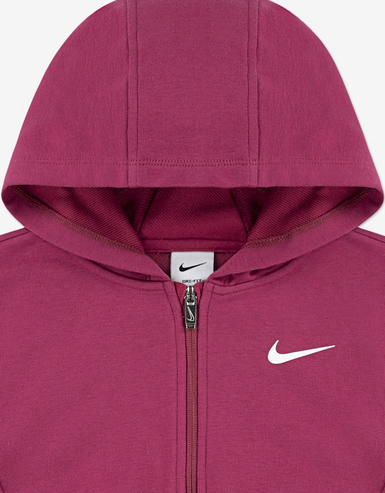 Girls NP Essentials Zip Up Top in Pink