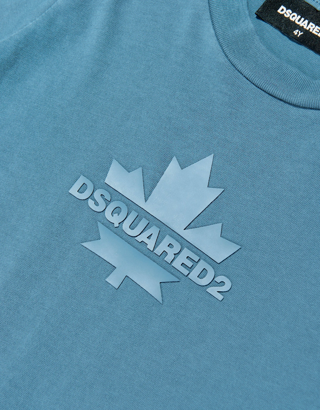 Kids Maple Leaf Logo T-Shirt in Blue