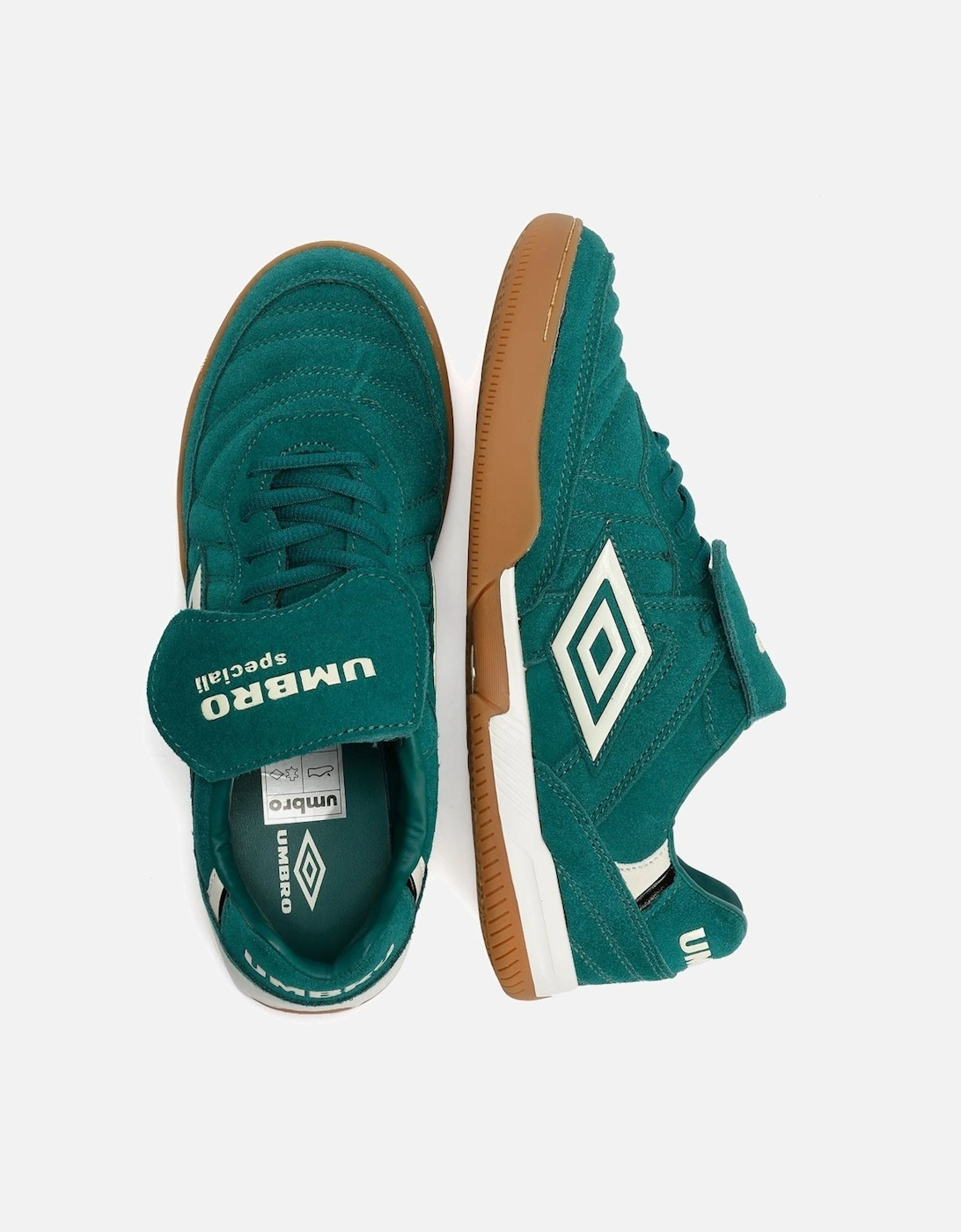 Speciali TR Suede Forest Green/Antique White Trainers