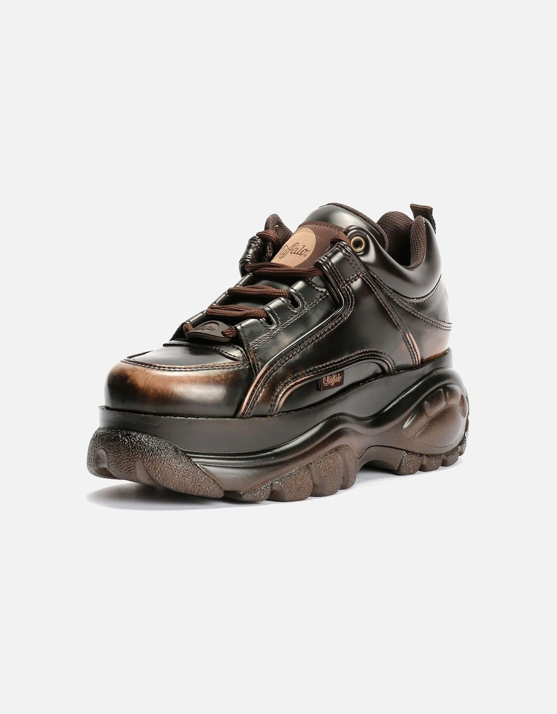 1339-14 Leather Women's Brown Trainers