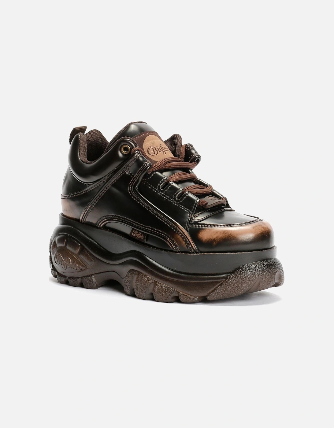 1339-14 Leather Women's Brown Trainers