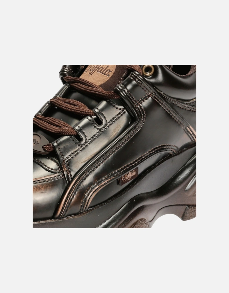 1339-14 Leather Women's Brown Trainers