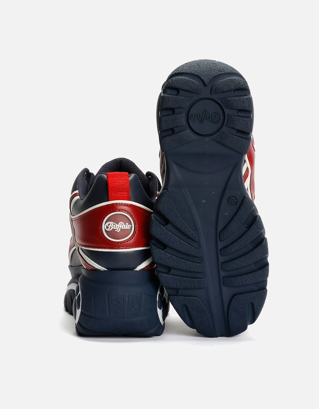 1339-14 Leather Women's Blue/Red Trainers