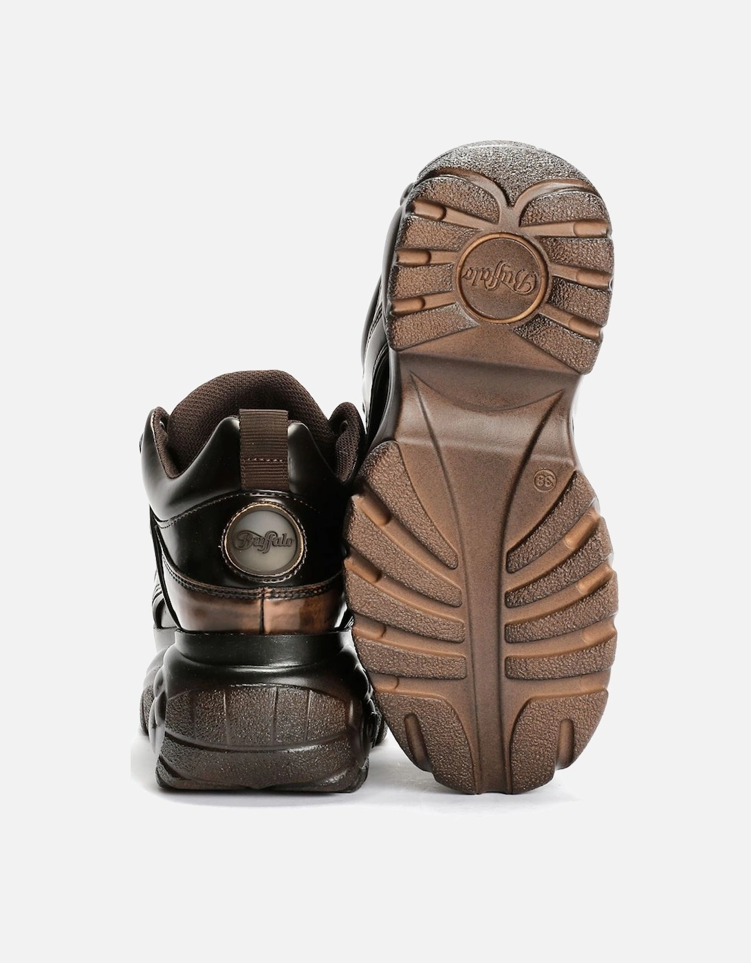 1339-14 Leather Women's Brown Trainers