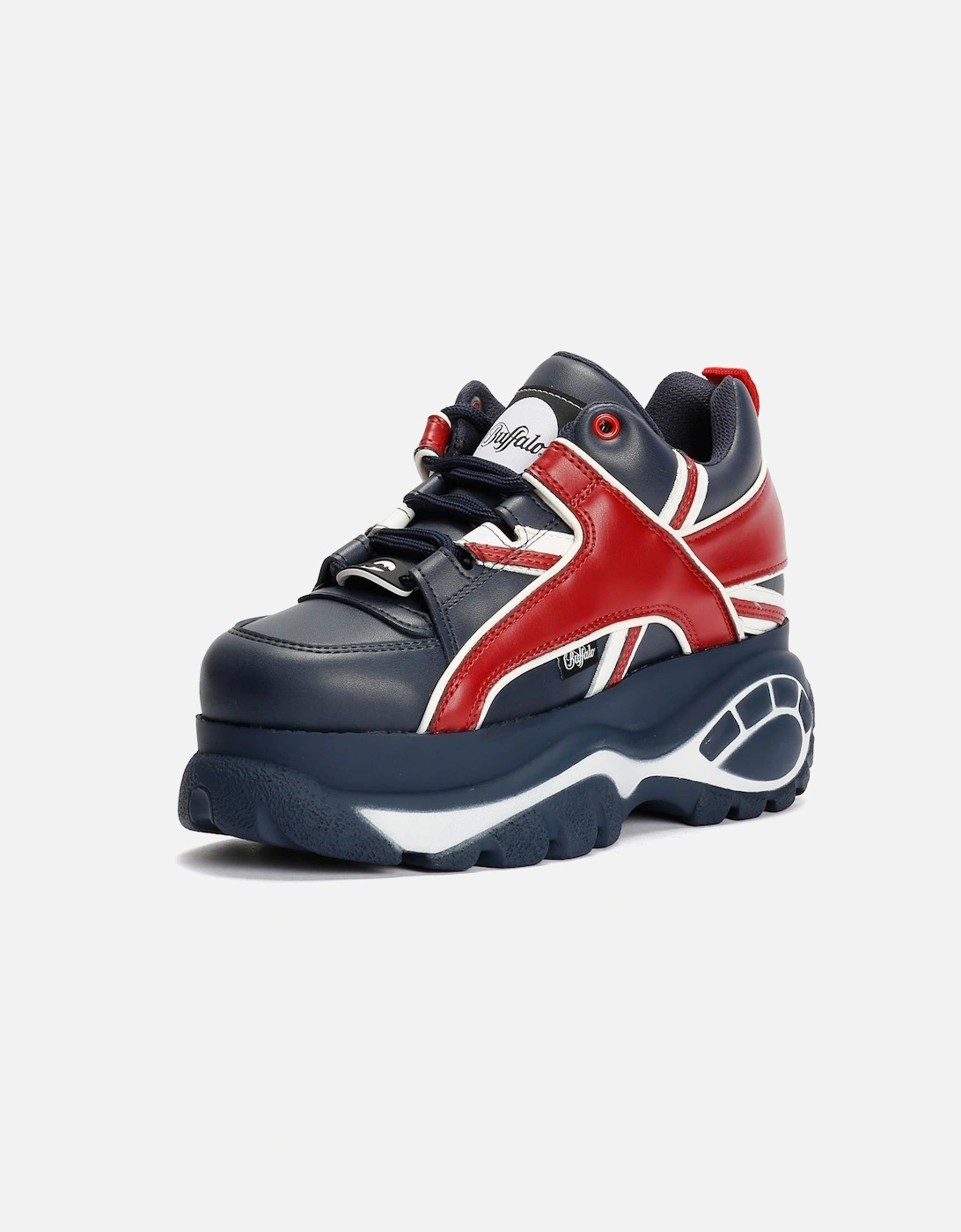 1339-14 Leather Women's Blue/Red Trainers