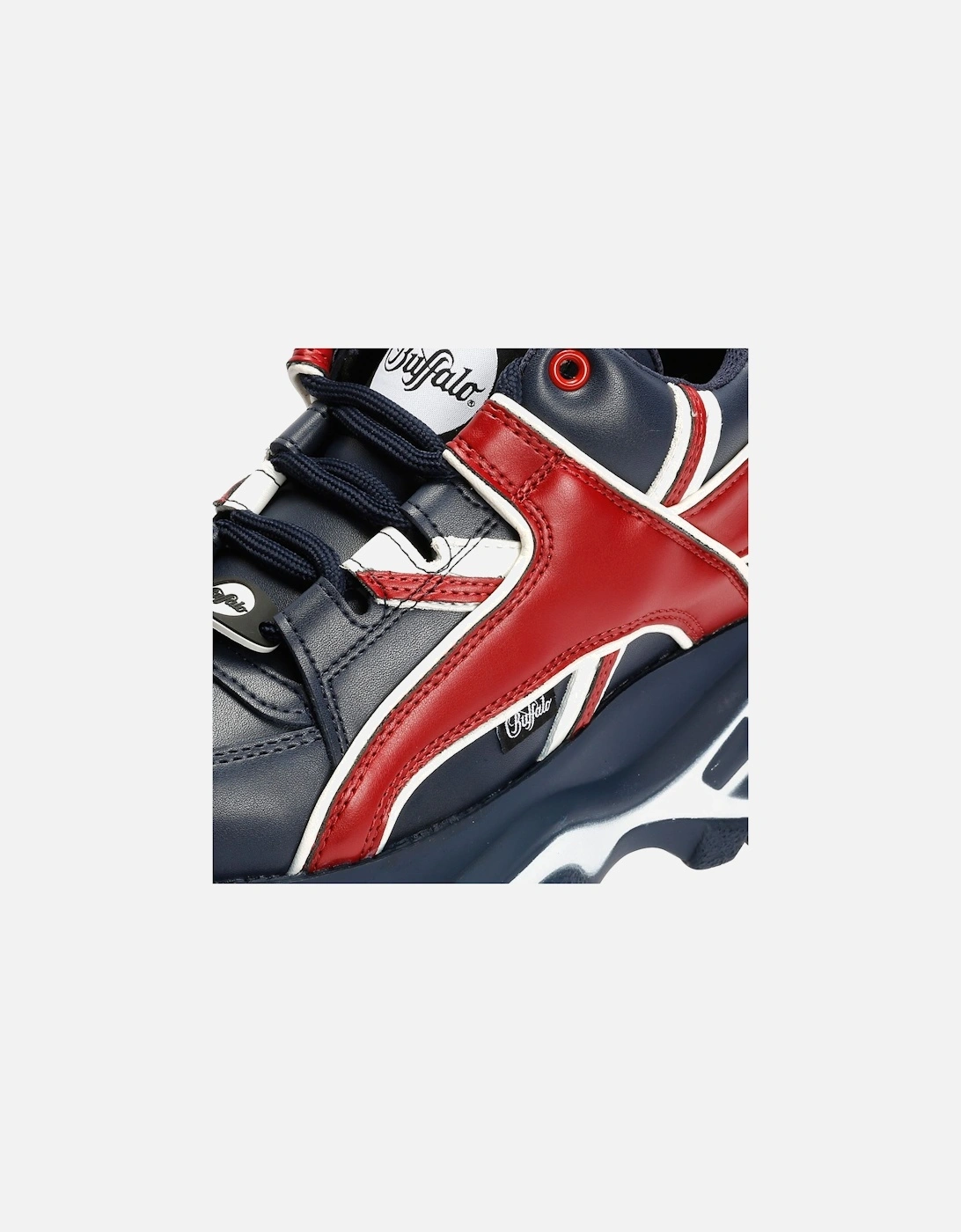 1339-14 Leather Women's Blue/Red Trainers