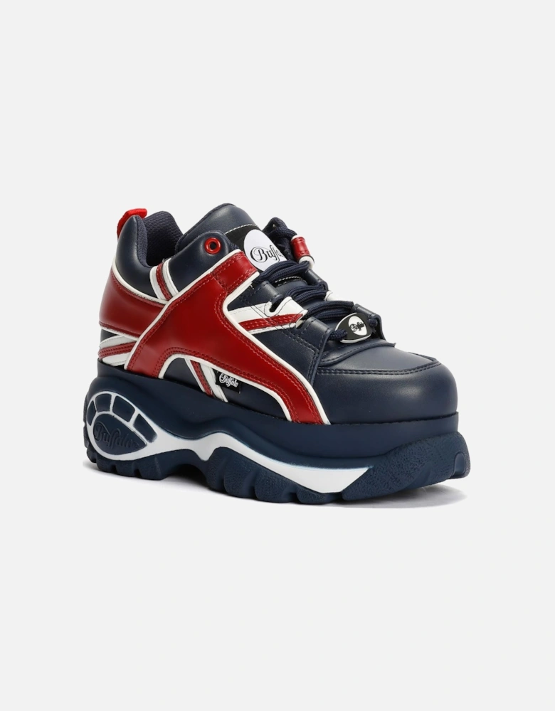 1339-14 Leather Women's Blue/Red Trainers