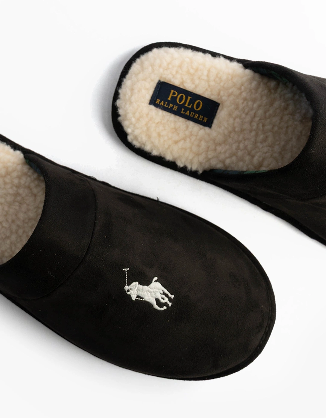 KLARENCE Mens Mule Slippers Blackwatch/Cream