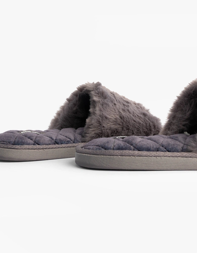 ERIN Womens Slipper Sliders Ink