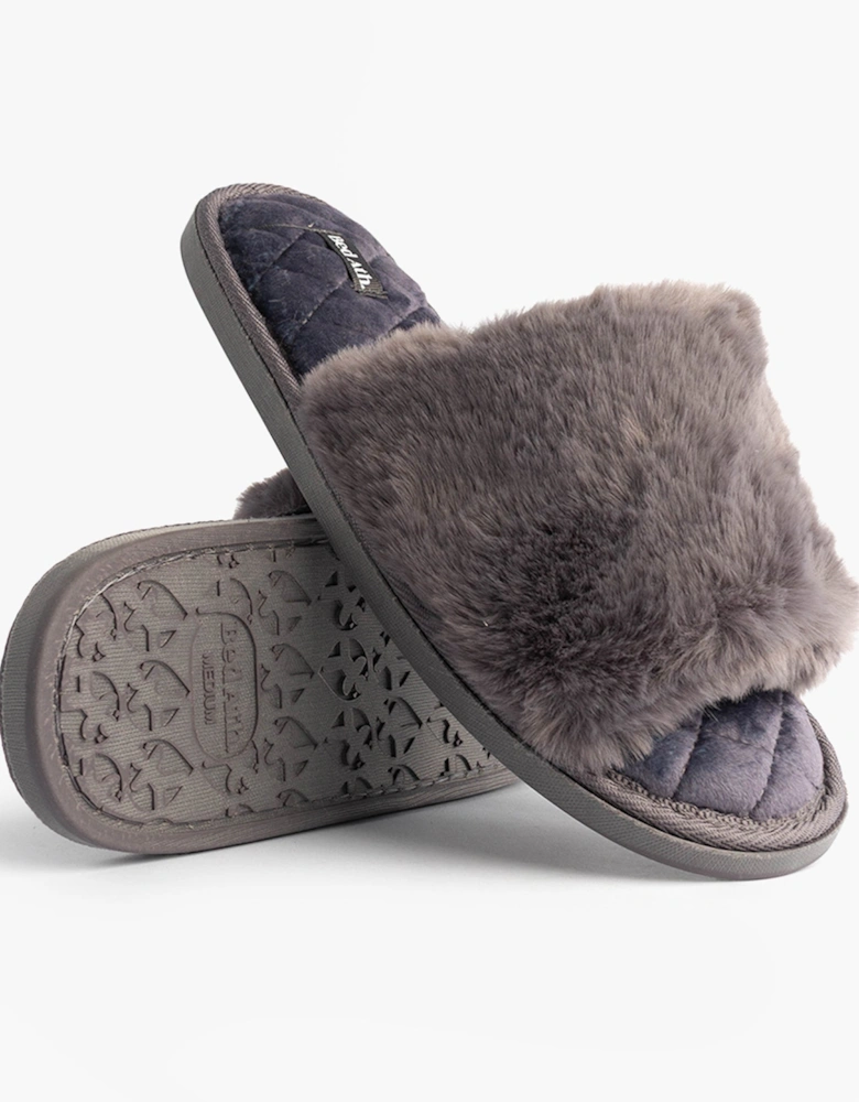 ERIN Womens Slipper Sliders Ink