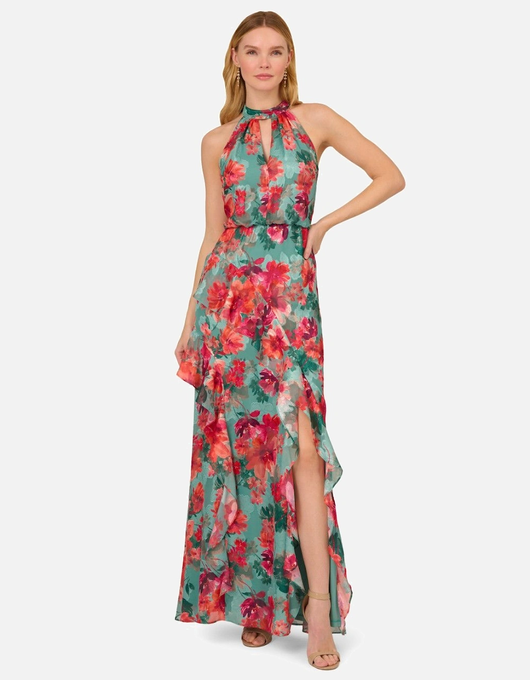 Printed Mermaid Dress, 2 of 1